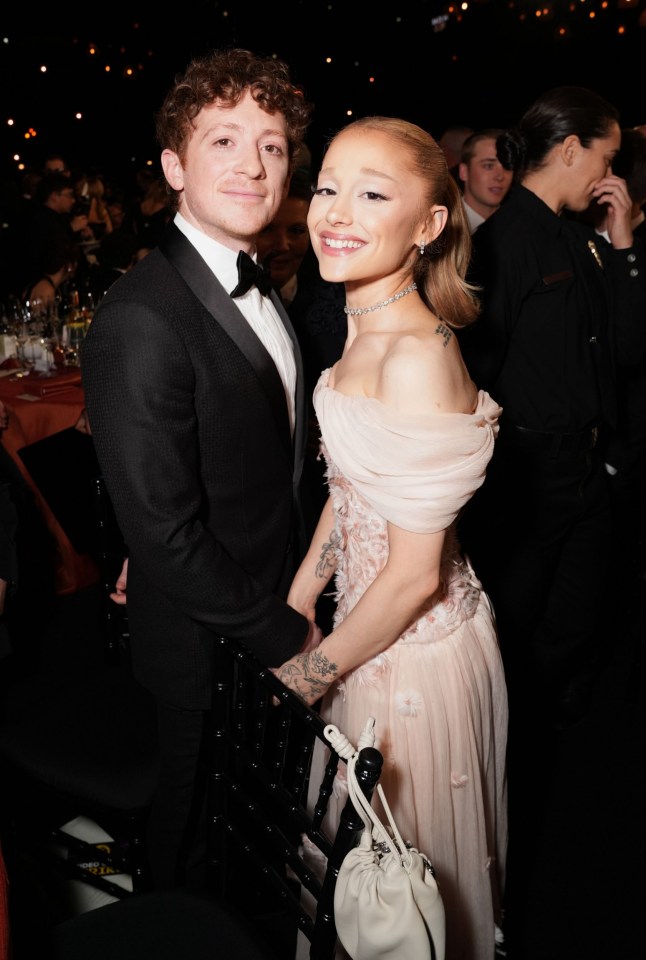 Mandatory Credit: Photo by Presley Ann Photo/Shutterstock for SAG (15148506ah) Ethan Slater and Ariana Grande 31st Screen Actors Guild Awards, Show, Shrine Auditorium, Los Angeles, California, USA - 23 Feb 2025