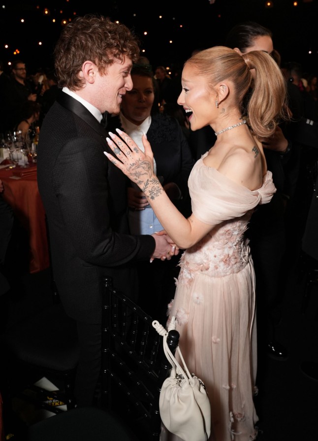 Mandatory Credit: Photo by Presley Ann Photo/Shutterstock for SAG (15148506al) Ethan Slater and Ariana Grande 31st Screen Actors Guild Awards, Show, Shrine Auditorium, Los Angeles, California, USA - 23 Feb 2025
