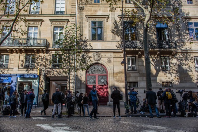 PARIS, FRANCE - OCTOBER 03: A general view of Kim Kardashian's luxury apartment Hotel de Pourtales on Rue Tronchet in the 8th arrondissement, where she was robbed at gunpoint by masked men during a visit to the French capital to attend Paris Fashion Week on October 3, 2016 in Paris, France. Five armed men reportedly carried out the raid at about 3am local time, stealing millions of Euros worth of jewelry. (Photo by Aurelien Morissard/IP3/Getty Images)