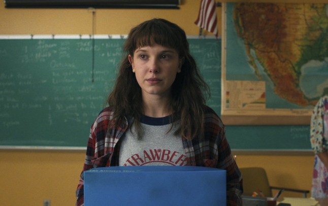 Millie Bobby Brown in Stranger Things