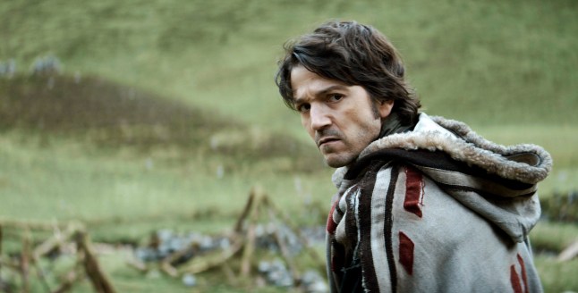 This image released by Lucasfilm Ltd. shows Diego Luna as Cassian Andor from "Andor." (Lucasfilm Ltd./Disney+ via AP)