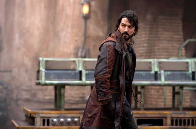 This image released by Lucasfilm Ltd. shows Diego Luna as Cassian Andor from "Andor." (Lucasfilm Ltd./Disney+ via AP)