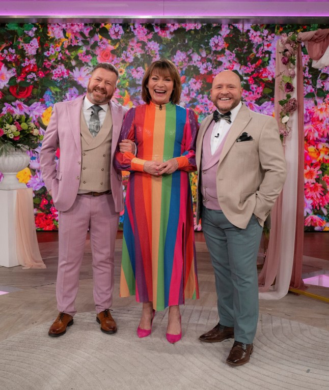 Lorraine Kelly officiates wedding between Gavin and Luke
