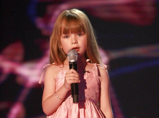 Connie Talbot as a six year old performing on Britain's Got Talent