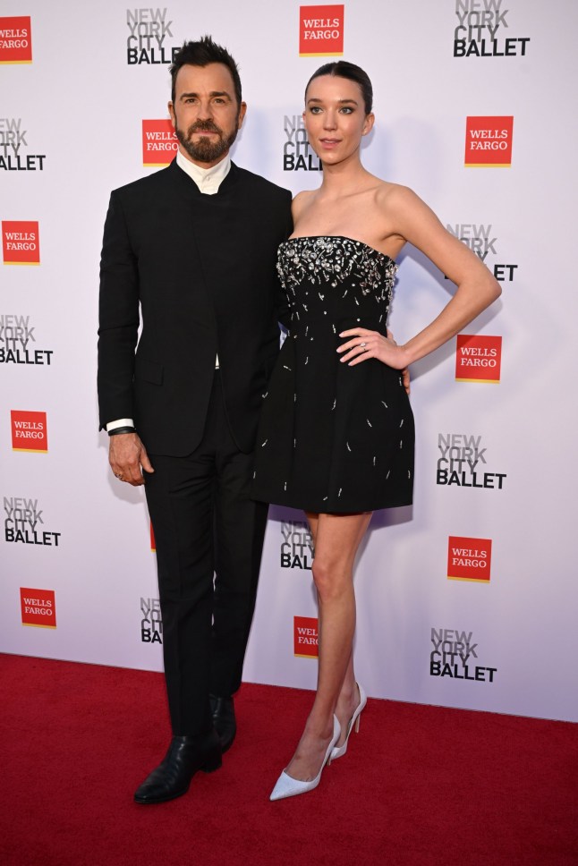 Mandatory Credit: Photo by Erik Pendzich/Shutterstock (14768133aj) Justin Theroux and Nicole Brydon Bloom 2024 New York City Ballet Fall Fashion Gala, Arrivals, New York, USA - 09 Oct 2024