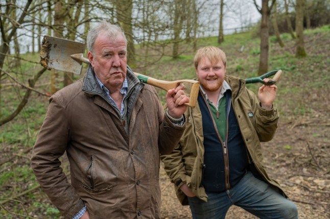 Clarkson's Farm Jeremy Clarkson and Kaleb