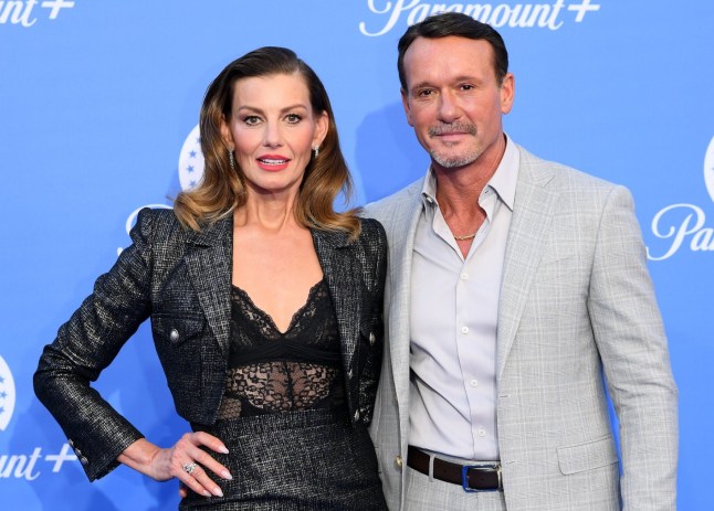 LONDON, ENGLAND - JUNE 20: Faith Hill and Tim McGraw arrive at the Paramount+ UK launch at Outernet London on June 20, 2022 in London, England. (Photo by Joe Maher/Getty Images for Paramount+)