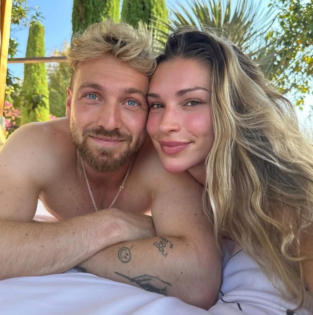 14241121 Sam Thompson and Zara McDermott SPLIT following five-year relationship after spending Christmas and New Year's Eve separately