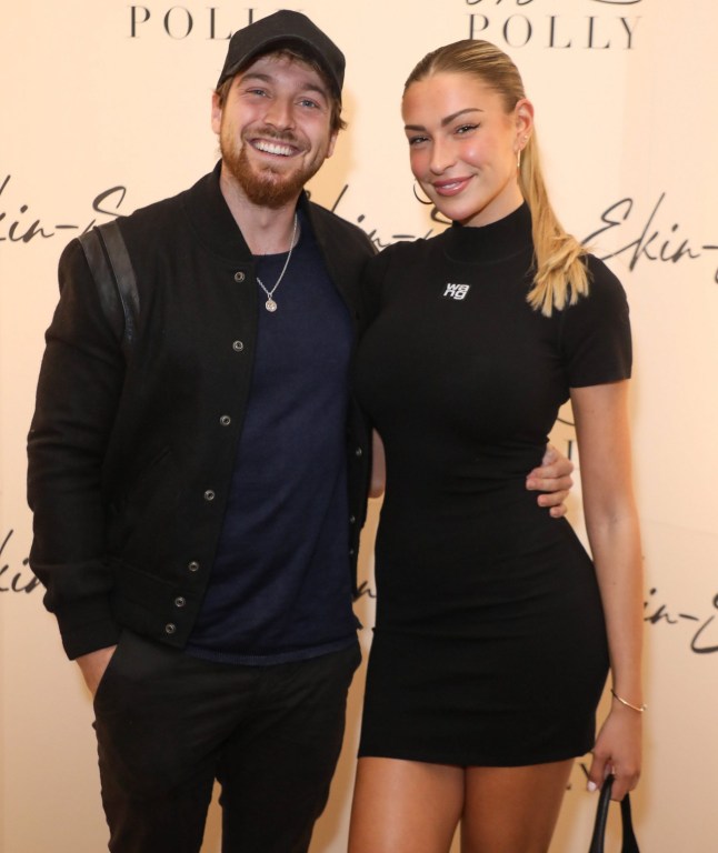 Mandatory Credit: Photo by Shutterstock (13441156cm) Sam Thompson and Zara McDermott Ekin-Su x Oh Polly Launch Party, London, UK - 05 Oct 2022