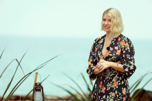 Holly Willoughby in Celebrity Bear Hunt.