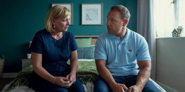 Christine Tremarco and Stephen Graham in Adolscence