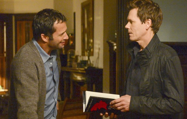 James Purefoy and Kevin Bacon in The Following