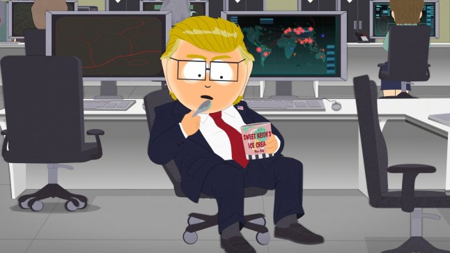 No Merchandising. Editorial Use Only. No Book Cover Usage. Mandatory Credit: Photo by Comedy Central/Everett/REX/Shutterstock (14219487a) SOUTH PARK, Garrison (aka Mr. Garrison), 'Not Funny', (Season 20, ep. 2009, aired Nov. 30, 2016). ?Comedy Central / Courtesy: Everett Collection South Park - 30 Nov 2016
