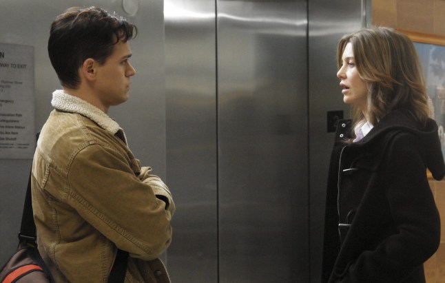 Dr George O'Malley and Meredith Grey in Grey's Anatomy