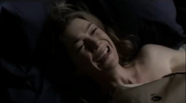 Ellen Pompeo in the Grey's Anatomy sex scene