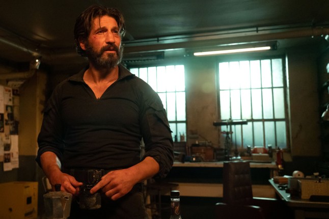 Frank Castle/The Punisher (Jon Bernthal) in Marvel Television's DAREDEVIL: BORN AGAIN, exclusively on Disney+. Photo by Giovanni Rufino. ?? 2025 MARVEL.