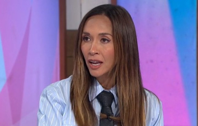Myleene Klass explains 'brown bits' on her face ahead of Loose Women appearance