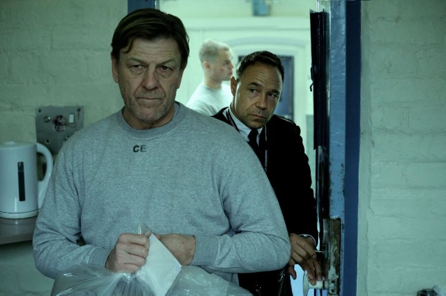 TIME_ WARNING: Embargoed for publication until 00:00:01 on 01/06/2021 - Programme Name: Time - TX: n/a - Episode: Early Release (No. n/a) - Picture Shows: Eric McNally (STEPHEN GRAHAM), Mark Cobden (SEAN BEAN) - (C) BBC - Photographer: Matt Squire