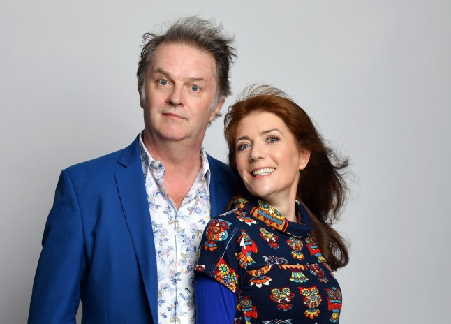 Paul Merton and Suki Webster