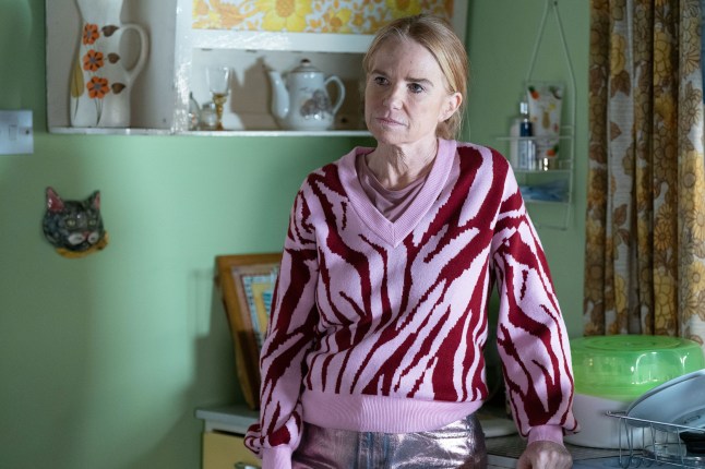 Bianca looks stern in EastEnders