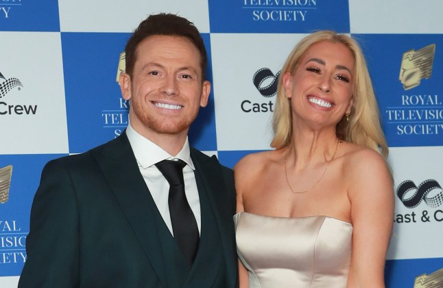 Stacey Solomon and Joe Swash on the red carpet