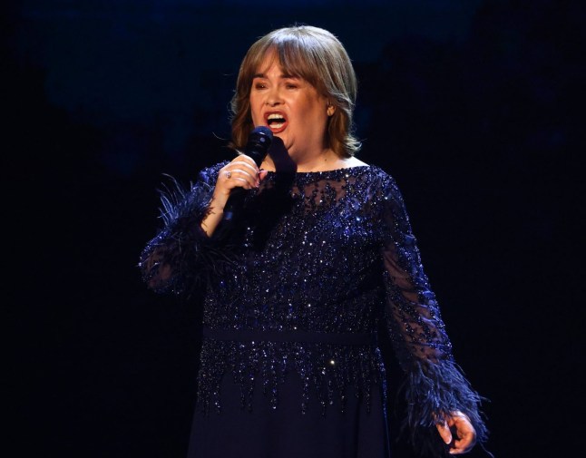 Editorial use only. No book publishing. Mandatory Credit: Photo by Dymond/Thames/Shutterstock (13940080fs) Susan Boyle 'Britain's Got Talent' TV Show, Series 16, The Final, Episode 14, London, UK - 04 Jun 2023